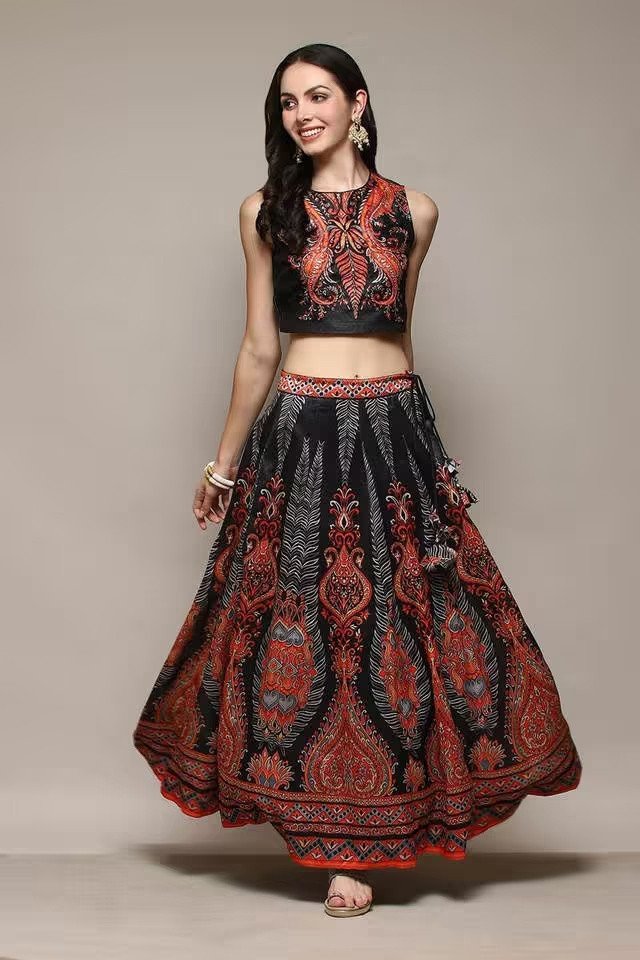 Embroidered Cotton Regular Choli Set